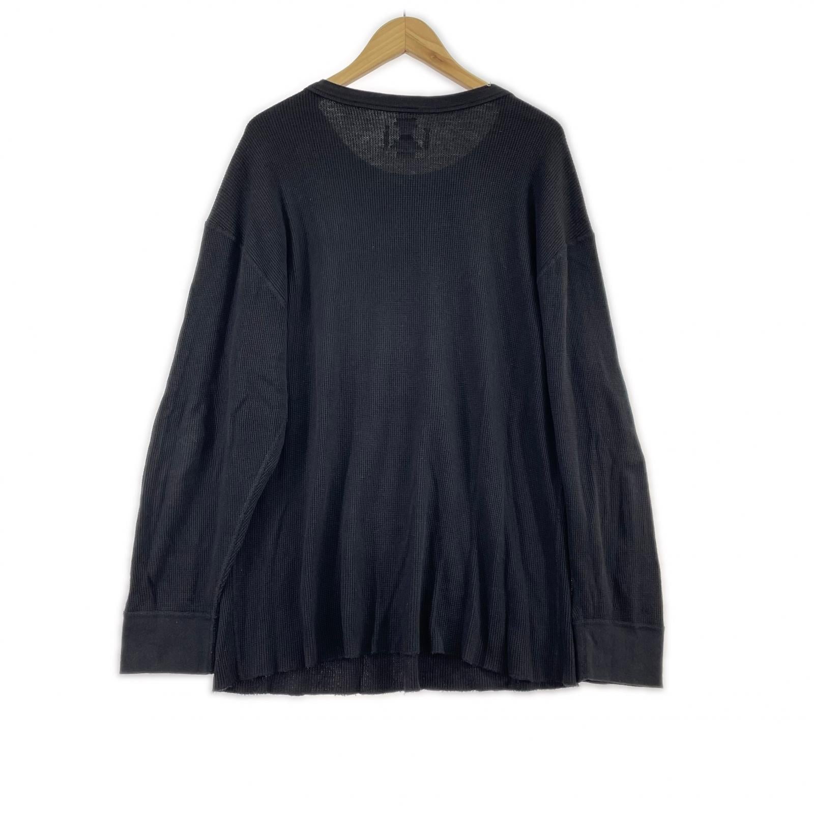 長袖Tシャツ bones thermal 黒 XL ブラック
