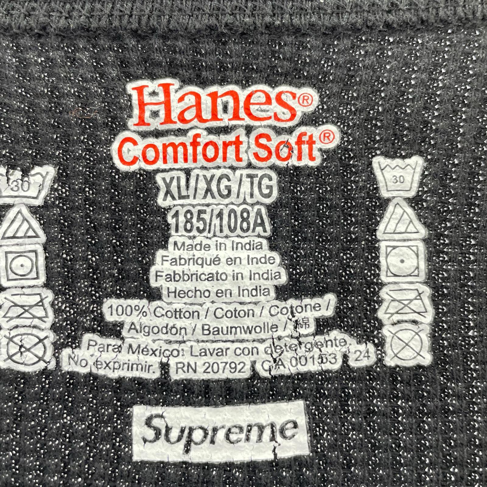 長袖Tシャツ bones thermal 黒 XL ブラック