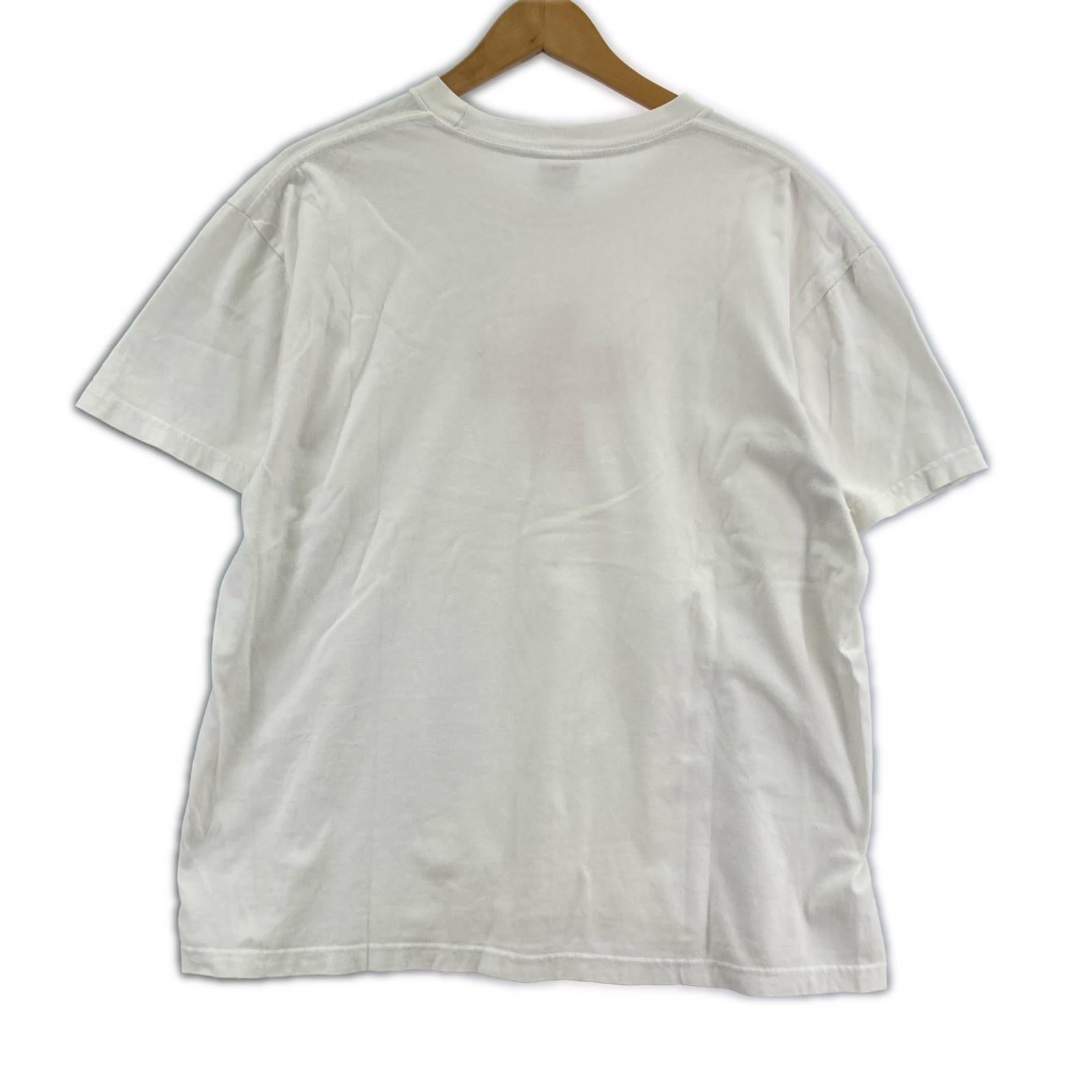 半袖Tシャツ クロスボックスロゴ/白 M ホワイト