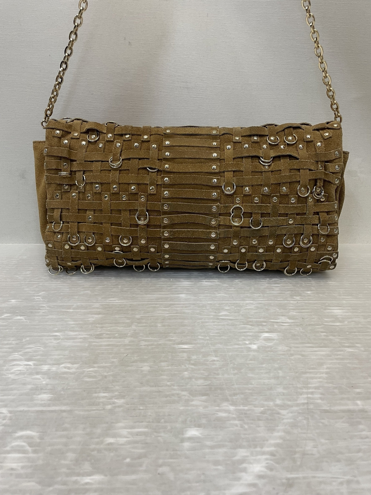 JIMMY CHOO スウェード ショルダーバッグ