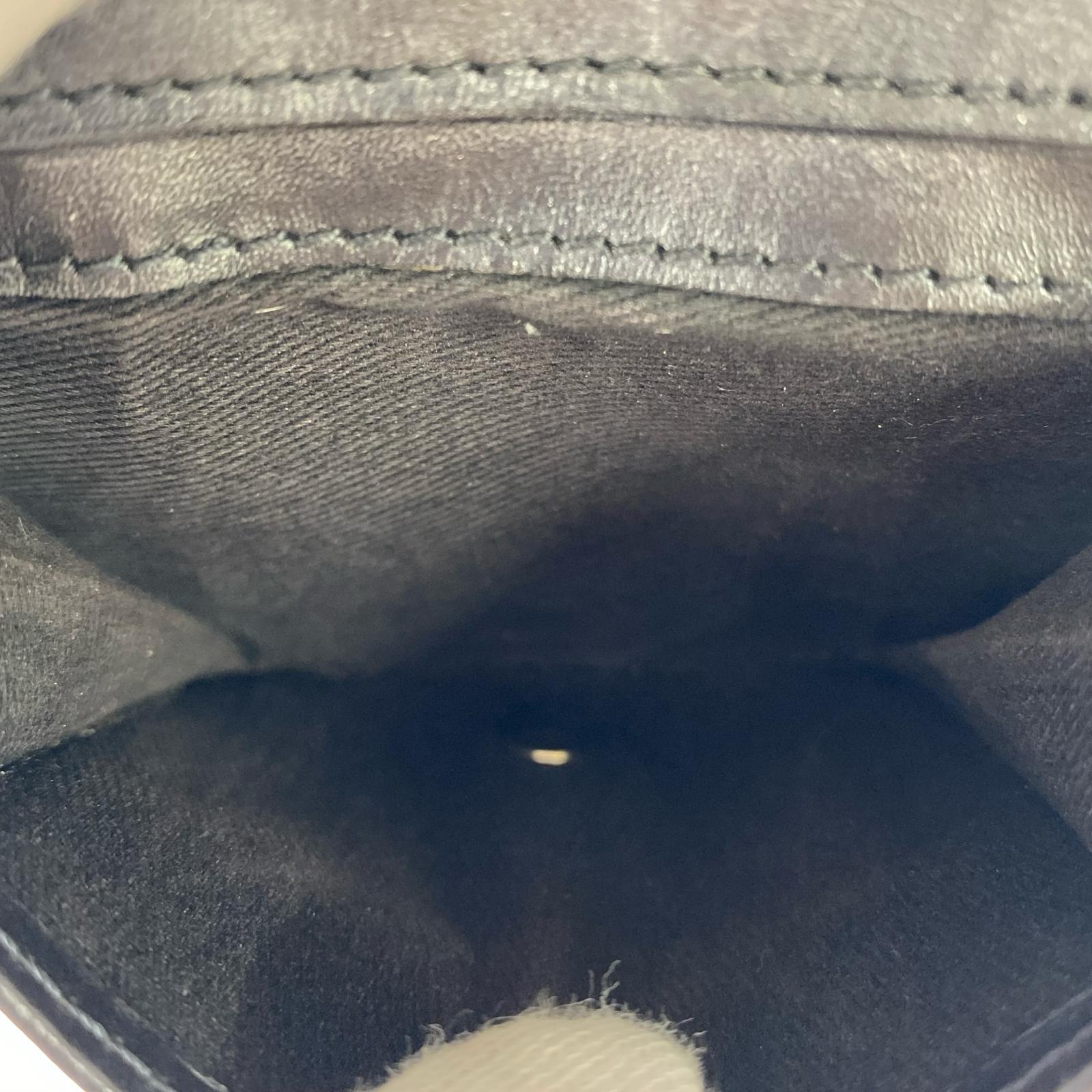 コンパクトウォレット 財布 レザー 黒 ブラック