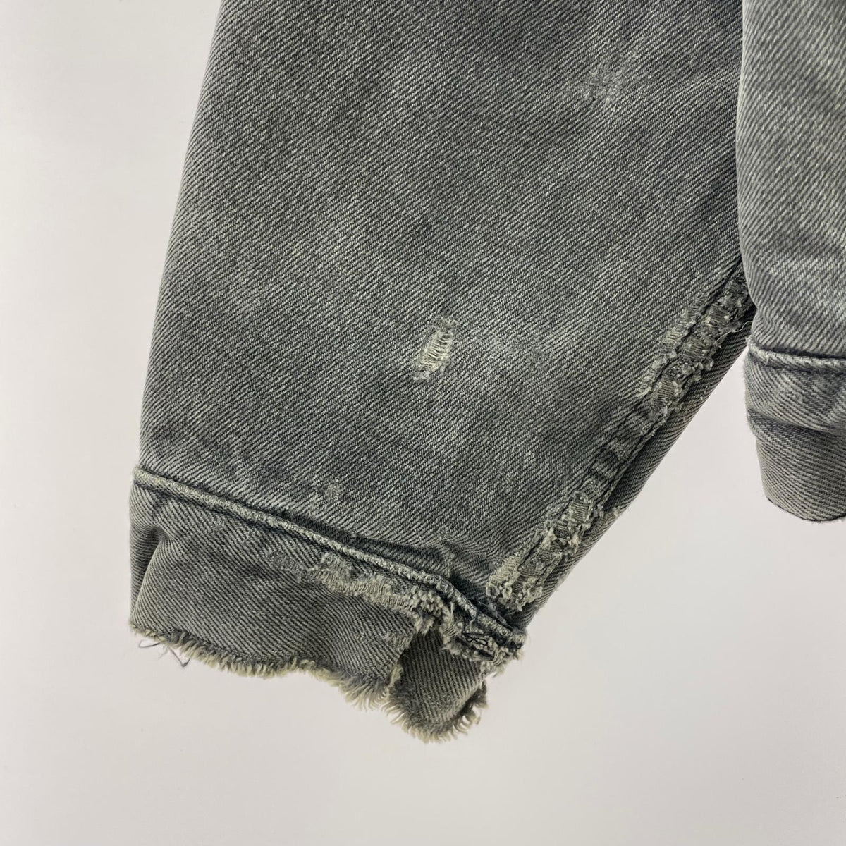 デニムジャケット USA製 Lot70609 ボアデニムジャケット M グレー