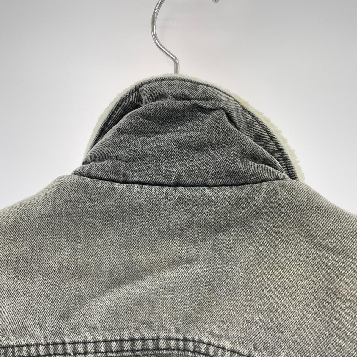 デニムジャケット USA製 Lot70609 ボアデニムジャケット M グレー