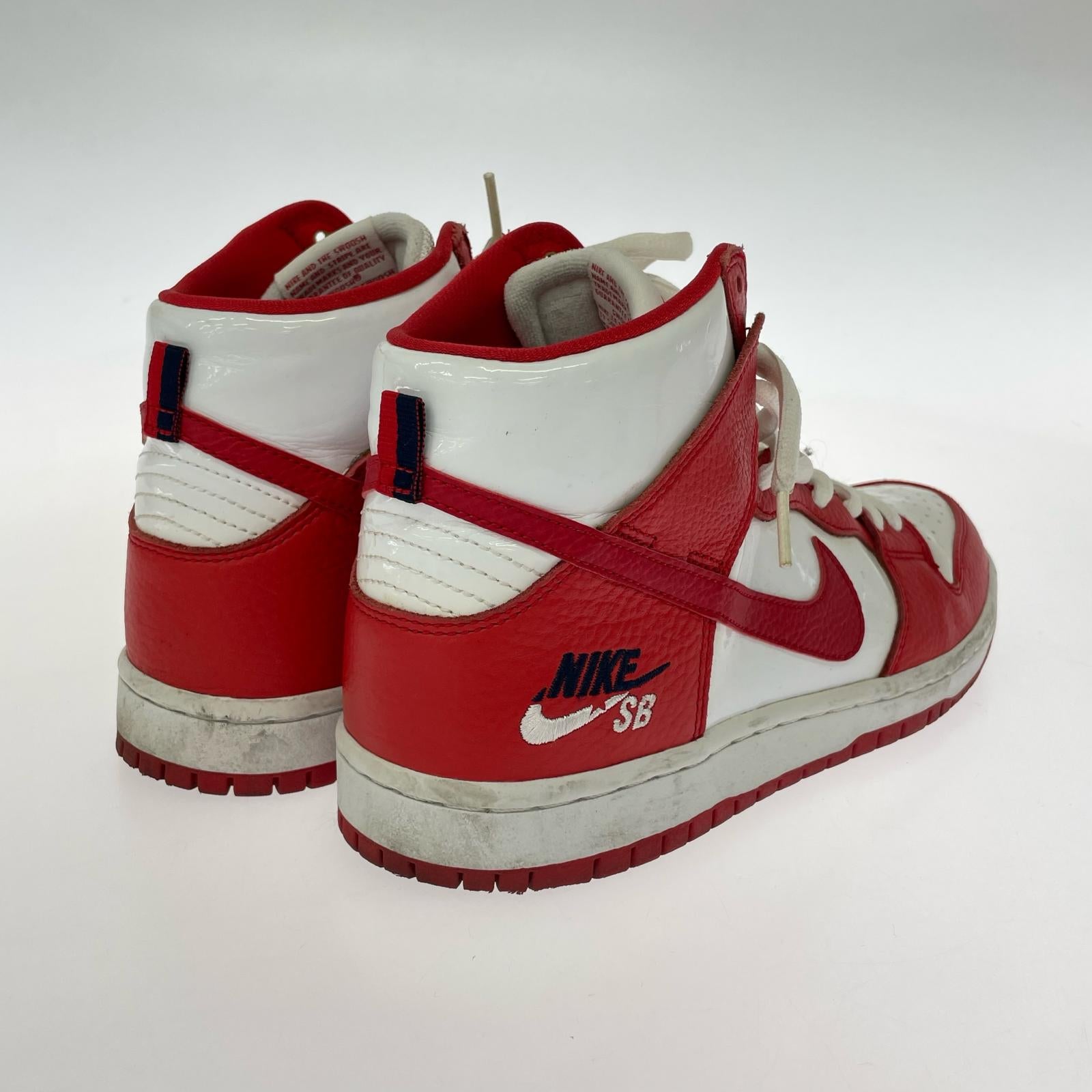 スニーカー SB DUNK HI 赤 27.0 27cm (US9 UK8 1/2 EU44) レッド