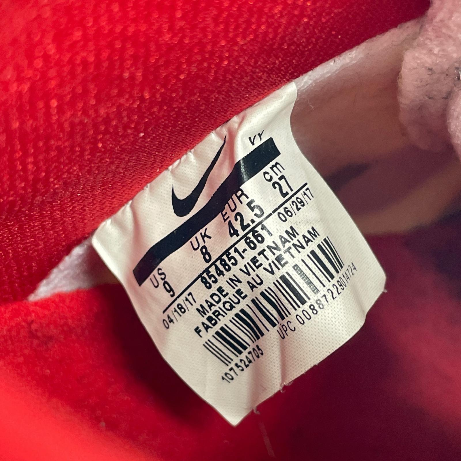 スニーカー SB DUNK HI 赤 27.0 27cm (US9 UK8 1/2 EU44) レッド