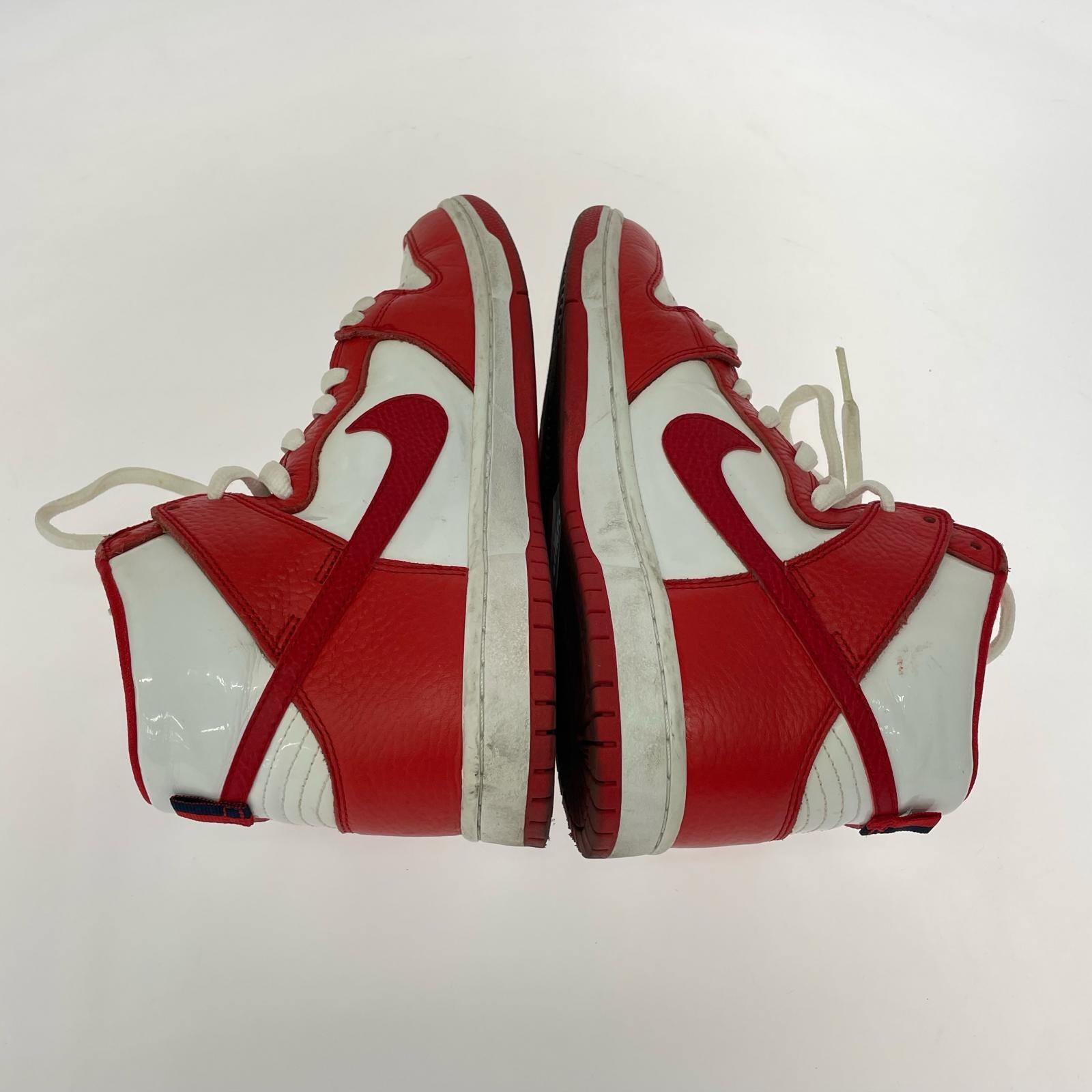 スニーカー SB DUNK HI 赤 27.0 27cm (US9 UK8 1/2 EU44) レッド