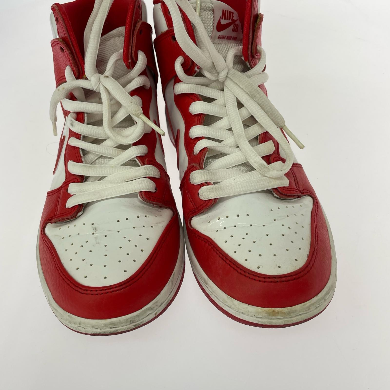 スニーカー SB DUNK HI 赤 27.0 27cm (US9 UK8 1/2 EU44) レッド