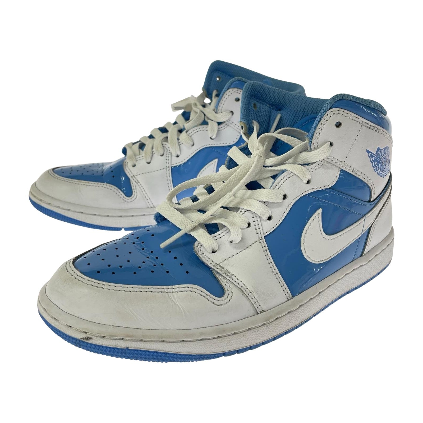 スニーカー Air Jordan 1 Mid White/Legend Blue 26cm (US8 UK7 1/2 EU42)
