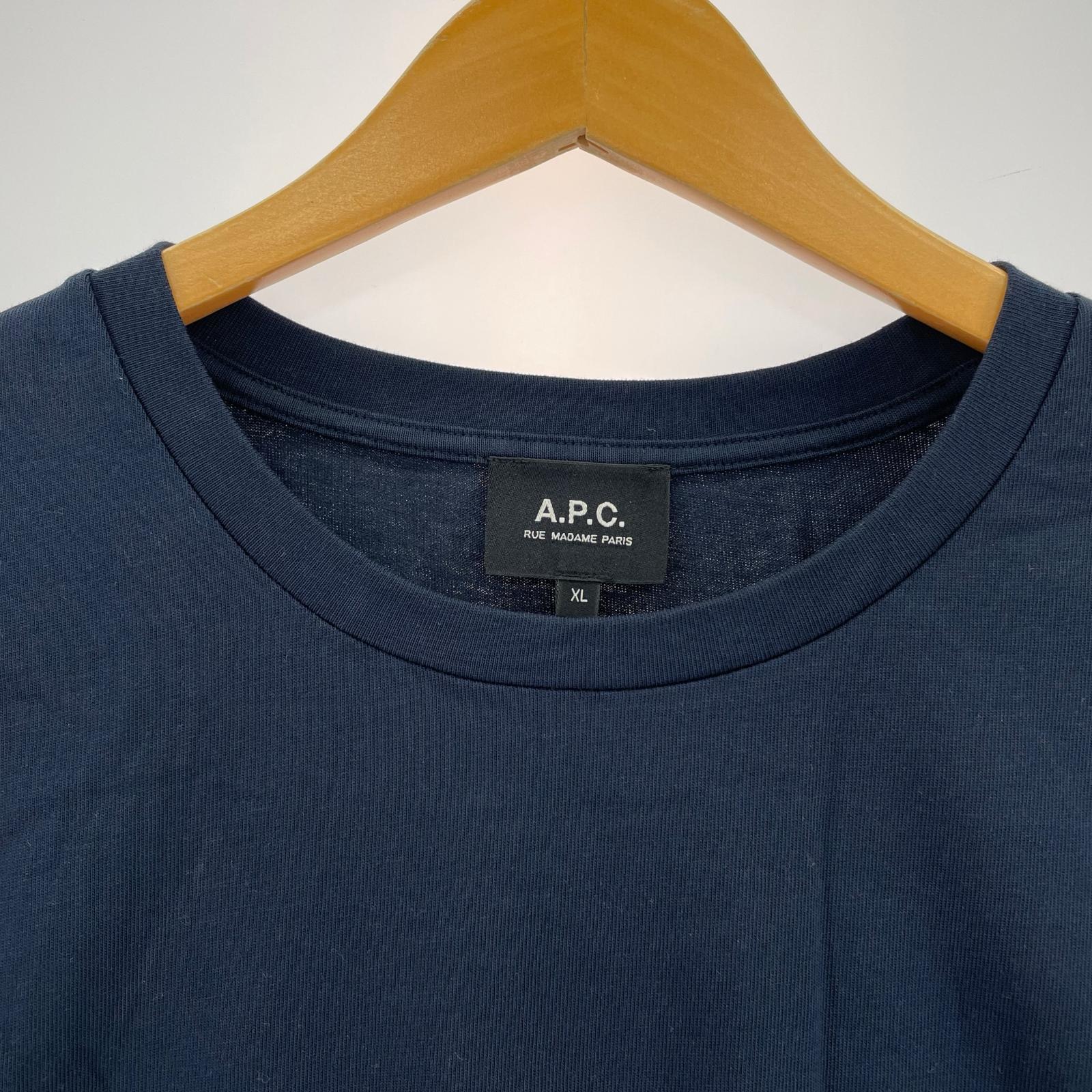 半袖Tシャツ 胸ロゴ S/S Tee ネイビー XL LL