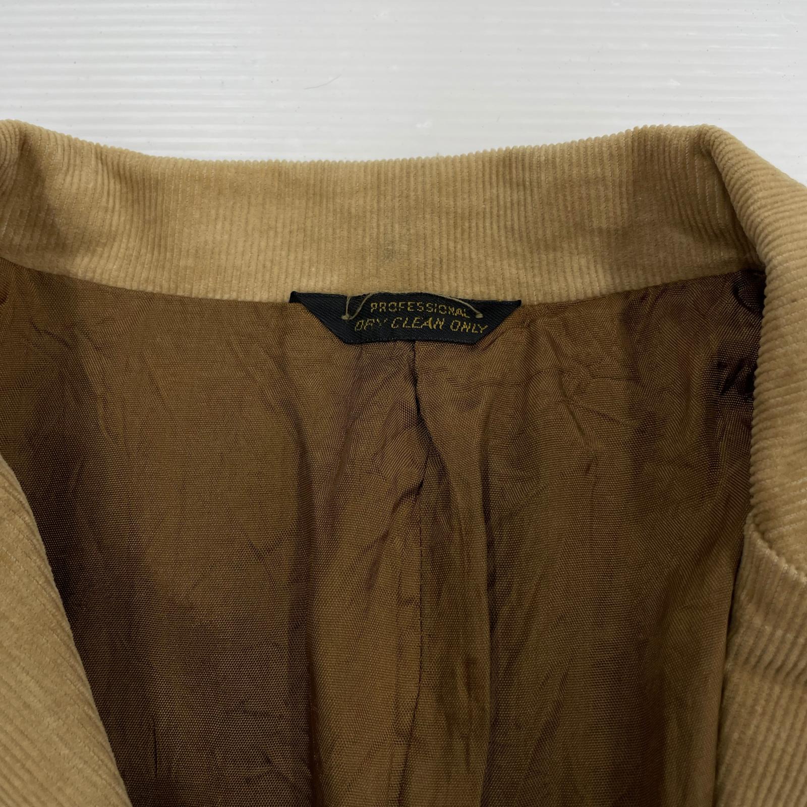 テーラードジャケット 70s levi’s PANATELA コーデュロイジャケット ベージュ