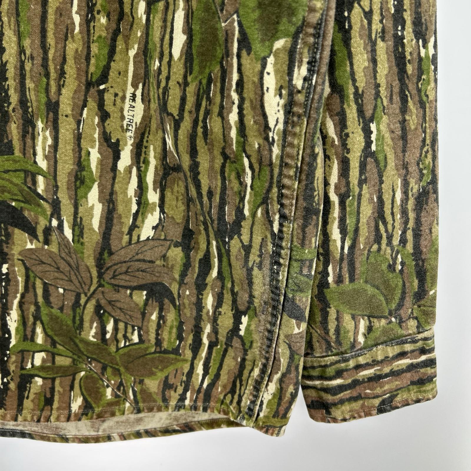 長袖シャツ DEERSKIN 80s リアルツリーカモ柄 L/S シャツ