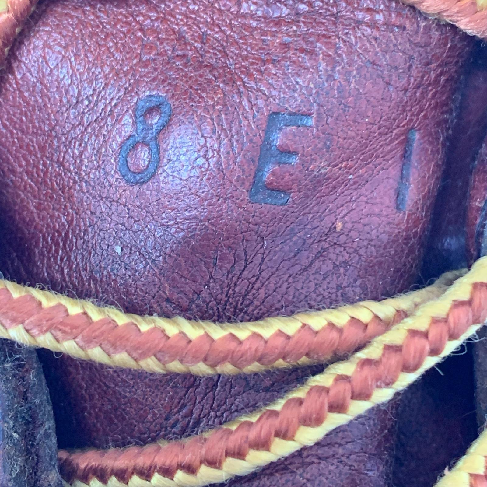 ブーツ 92年製 半円犬タグ 875 アイリッシュセッター US8E 赤茶
