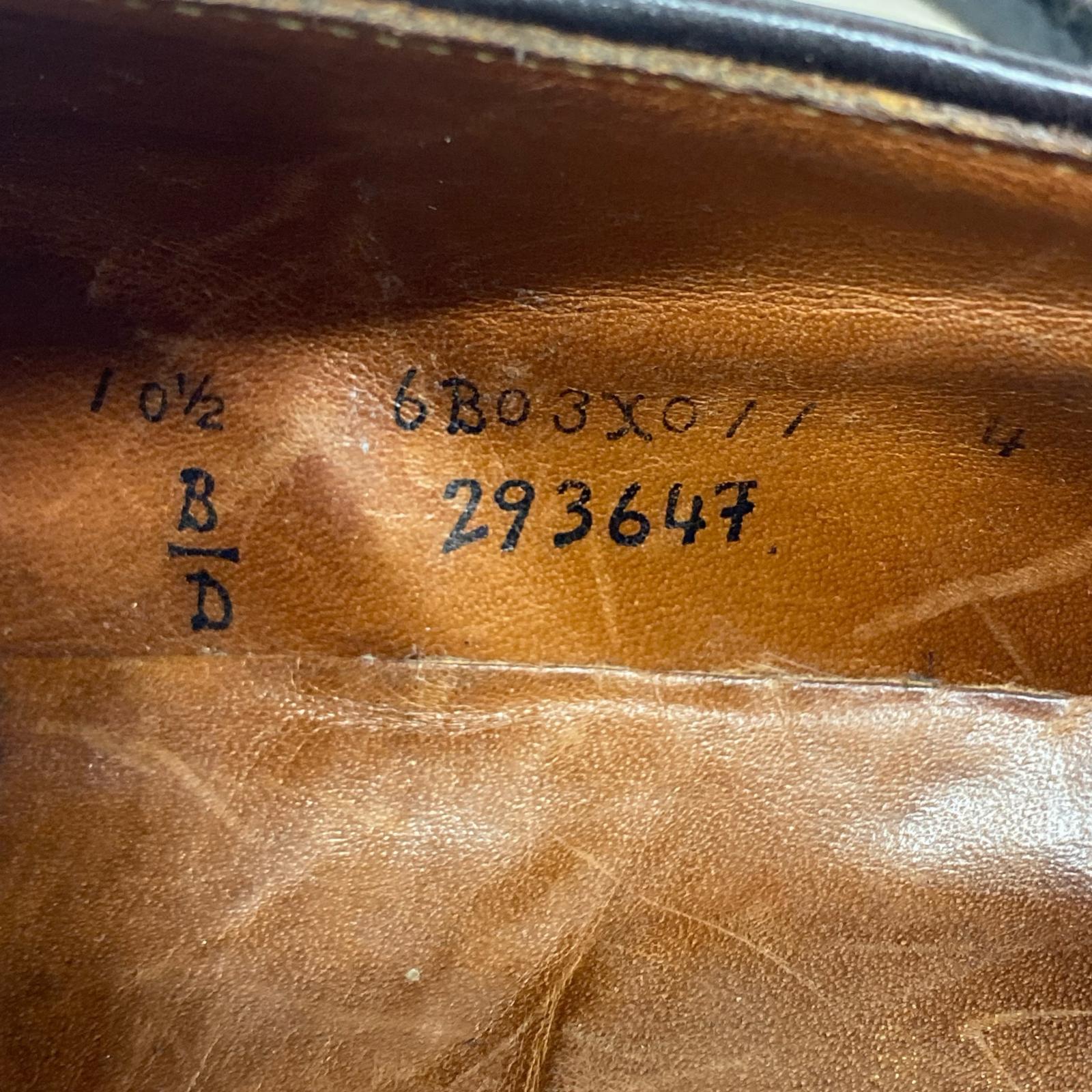 シューズ 29364F Unlined Plain Toe ブラウン