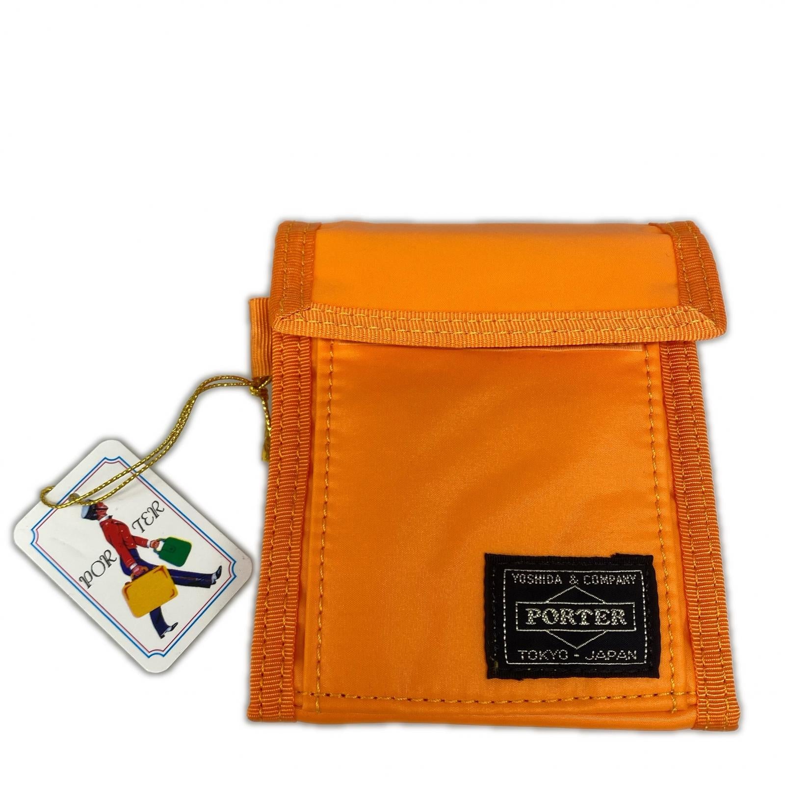 コンパクトウォレット PORTER カプセルウォレット オレンジ