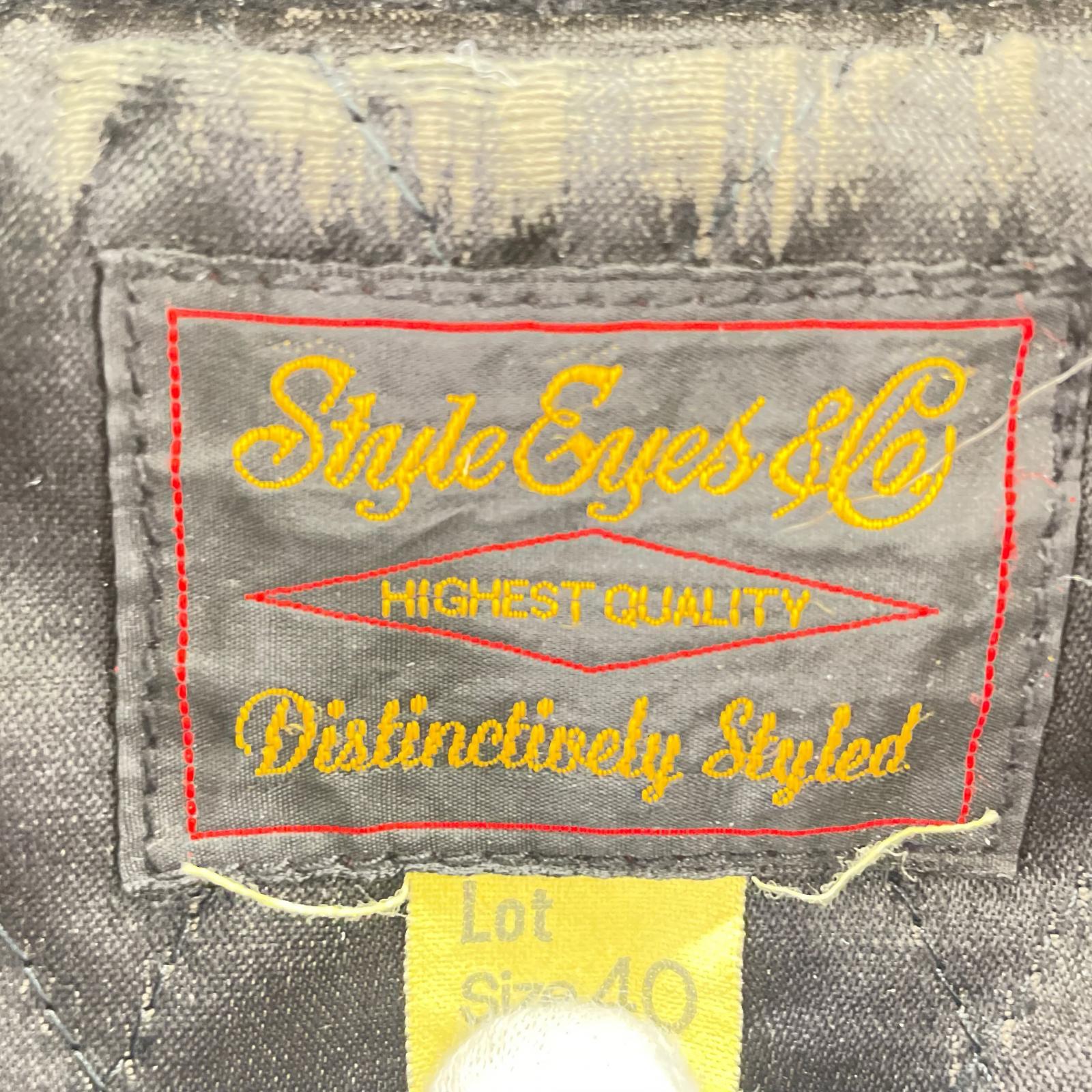 ジャケット Style Eyes エルボーパッチウールジャケット 黒 (40) 黒 40 ブラック
