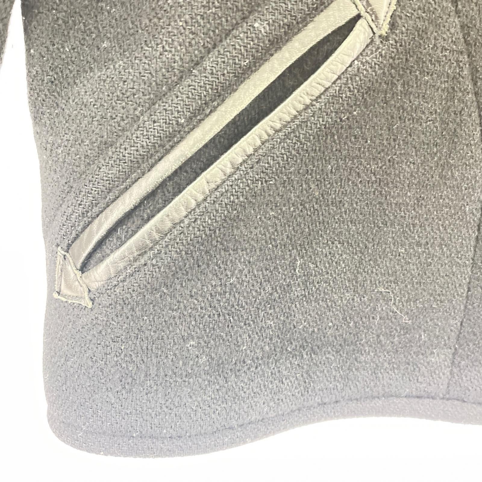 ジャケット Style Eyes エルボーパッチウールジャケット 黒 (40) 黒 40 ブラック