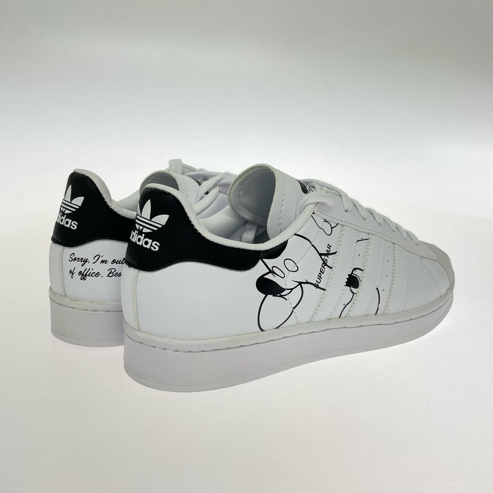 スニーカー ×Disney ミッキー SUPER STAR 白 27cm 27cm (US9 UK8 1/2 EU44) ホワイト