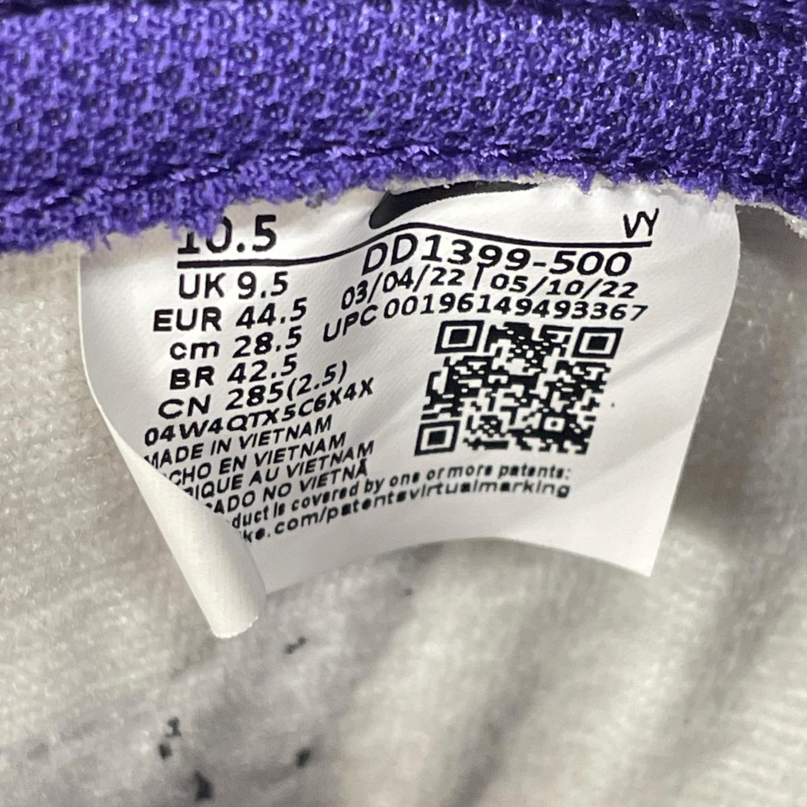 スニーカー Dunk High Retro Lakers 28.5cm (US10 1/2 UK10 EU47)