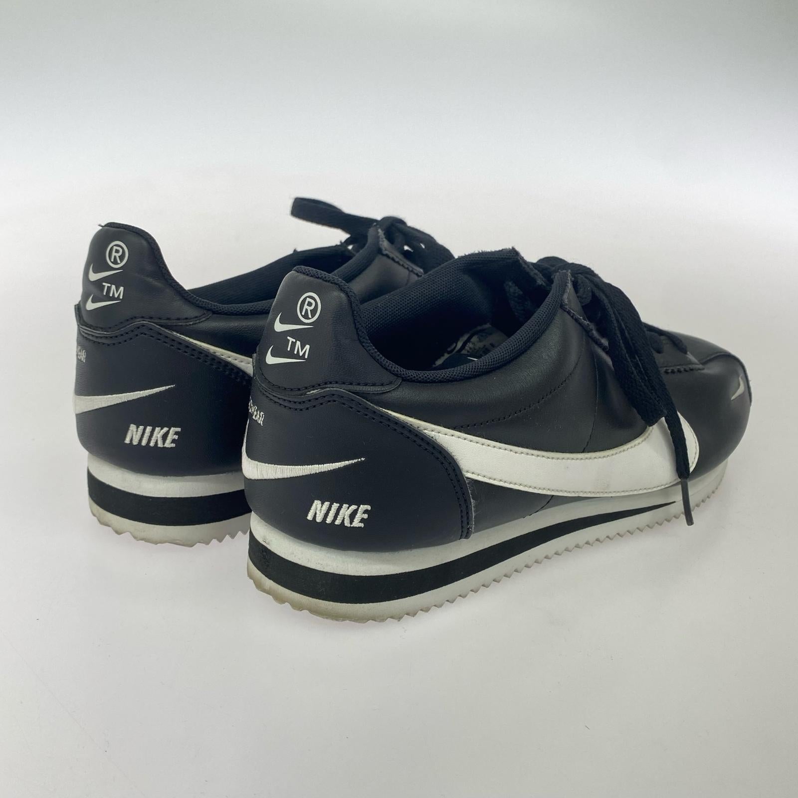 スニーカー Classic Cortez Premium Swoosh 28.5cm (US10 1/2 UK10 EU47) ブラック