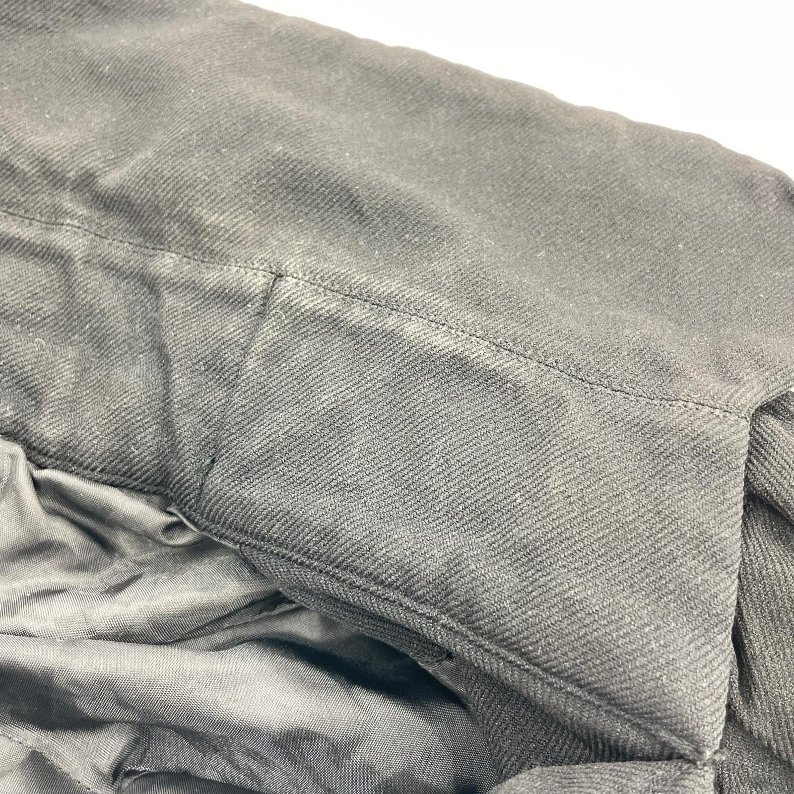 ジャケット COMME des GARCONS ポリ縮絨 製品染 燕尾ジャケット S ブラック S ブラック