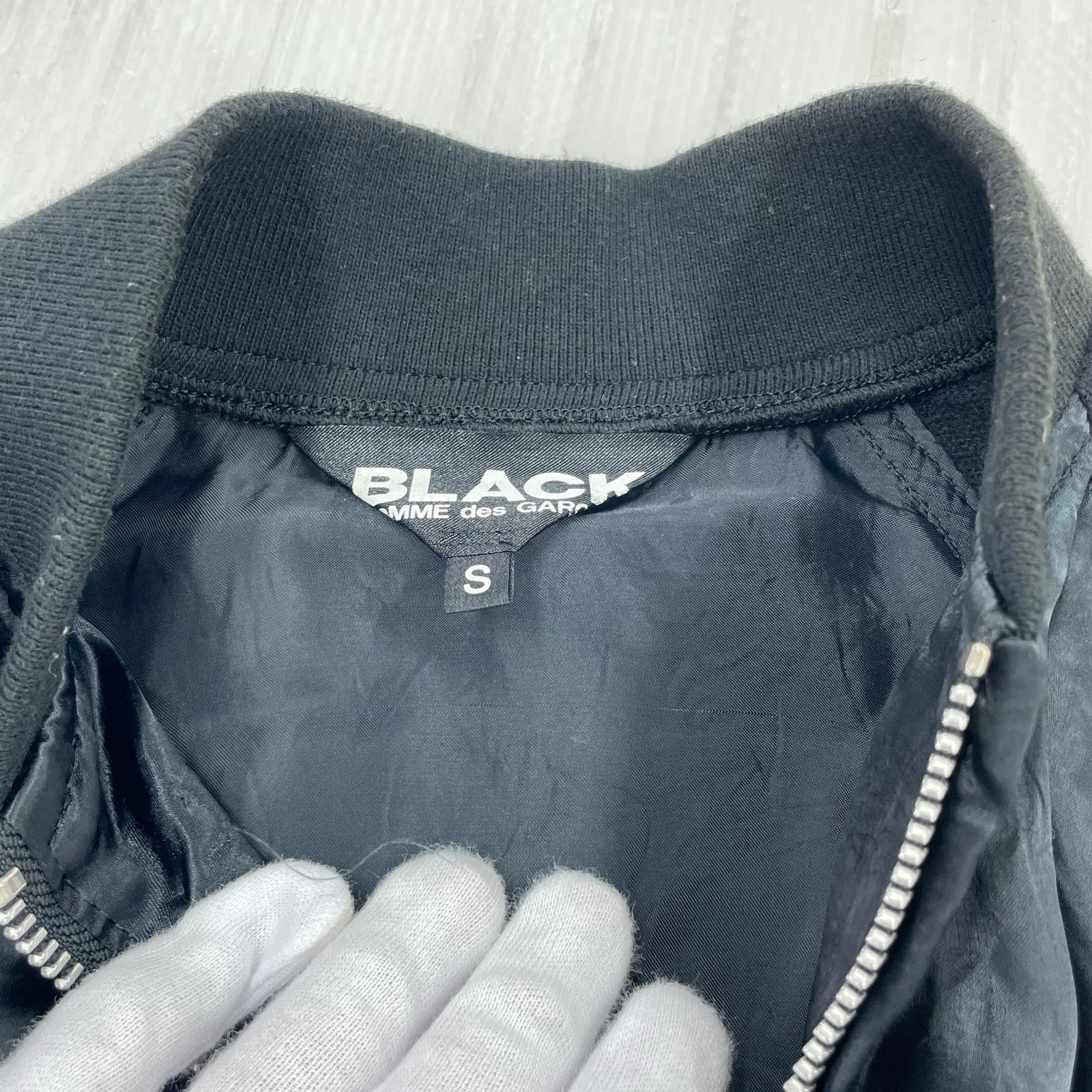 ジャケット BLACK COMME des GARCONS ロングブルゾン S ブラック S ブラック