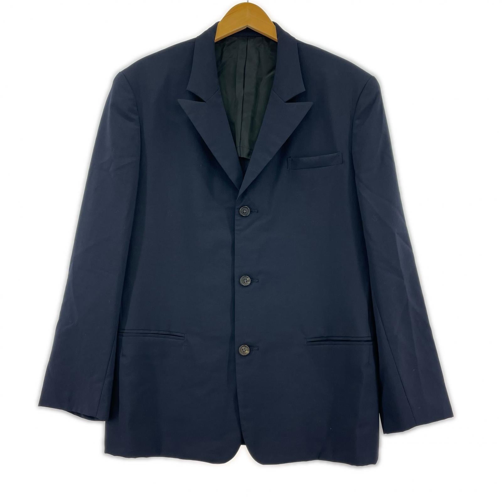 ジャケット Y’s for men ウールギャバ2Bジャケット M ネイビー M ネイビー
