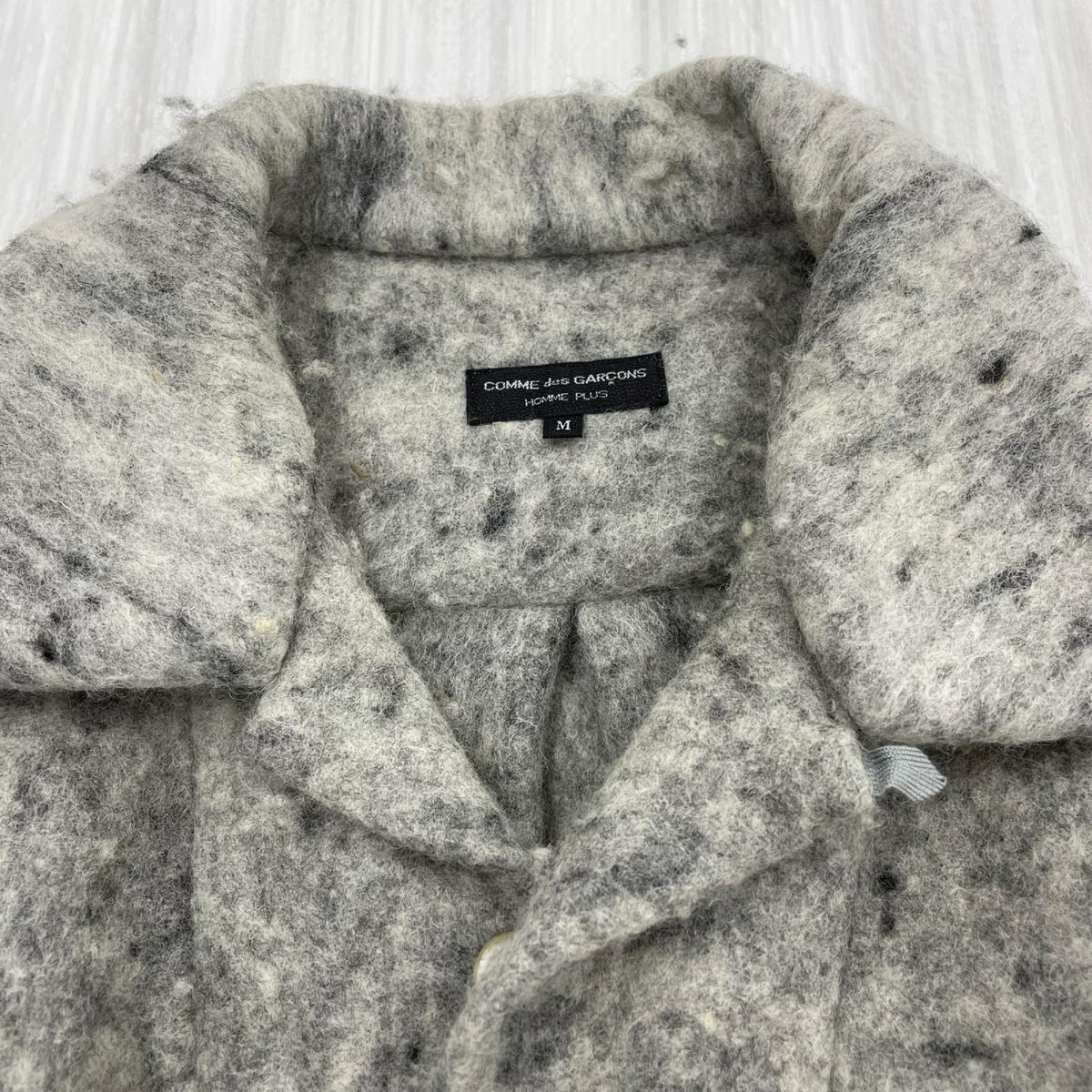 ジャケット COMME des GARCONS HOMME PLUS 90s Sleep期 ウール縮絨ジャケット M グレー M グレー