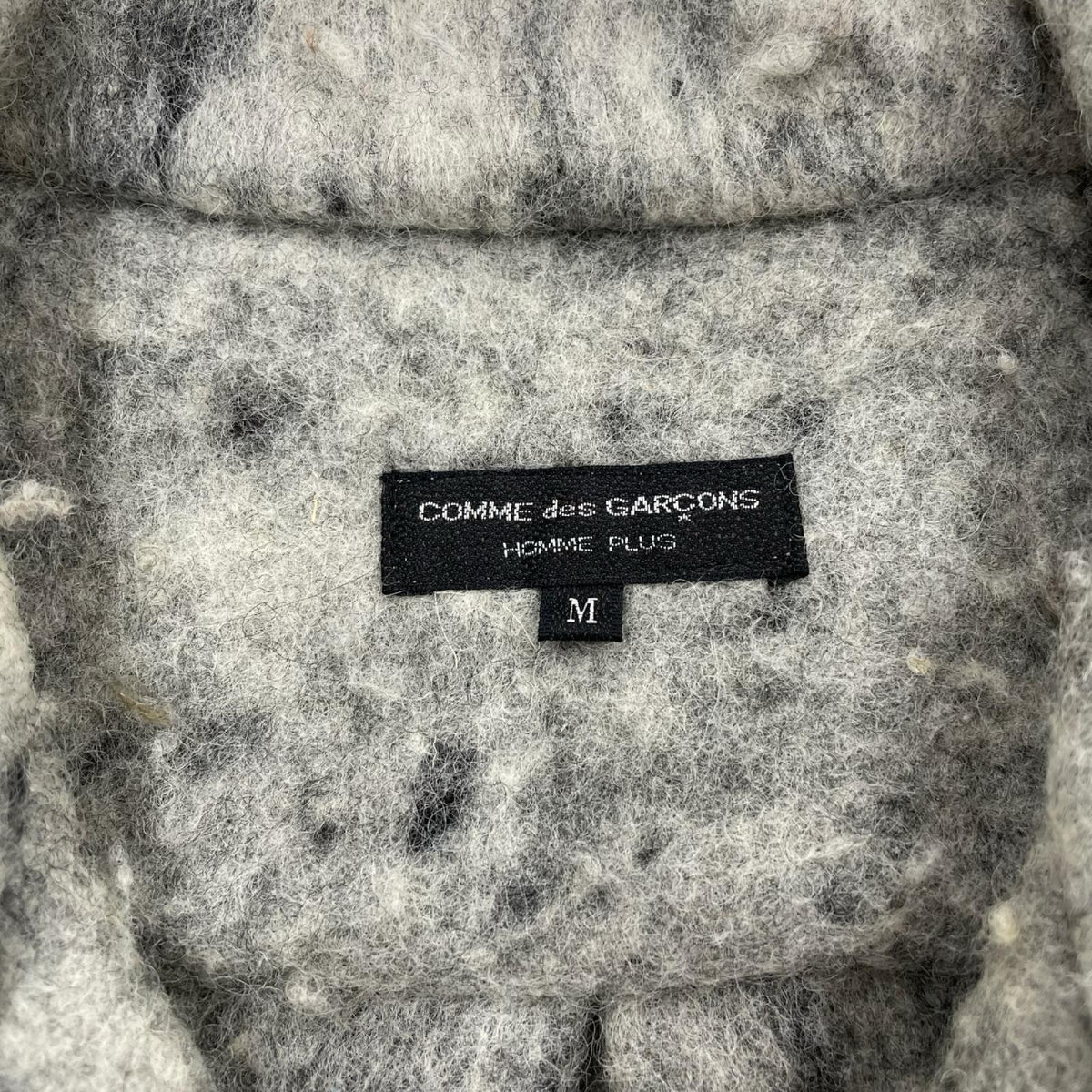 ジャケット COMME des GARCONS HOMME PLUS 90s Sleep期 ウール縮絨ジャケット M グレー M グレー