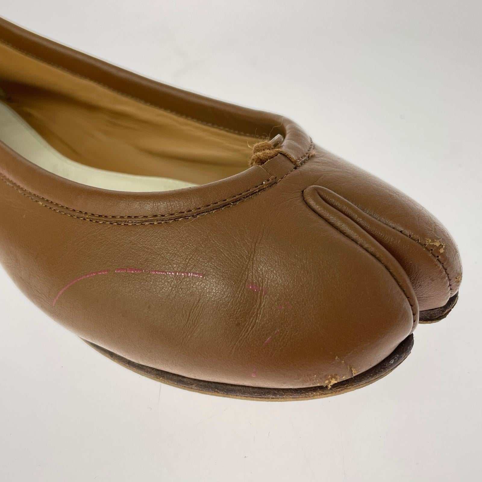 パンプス Tabi バレエシューズ (36) 36 ブラウン