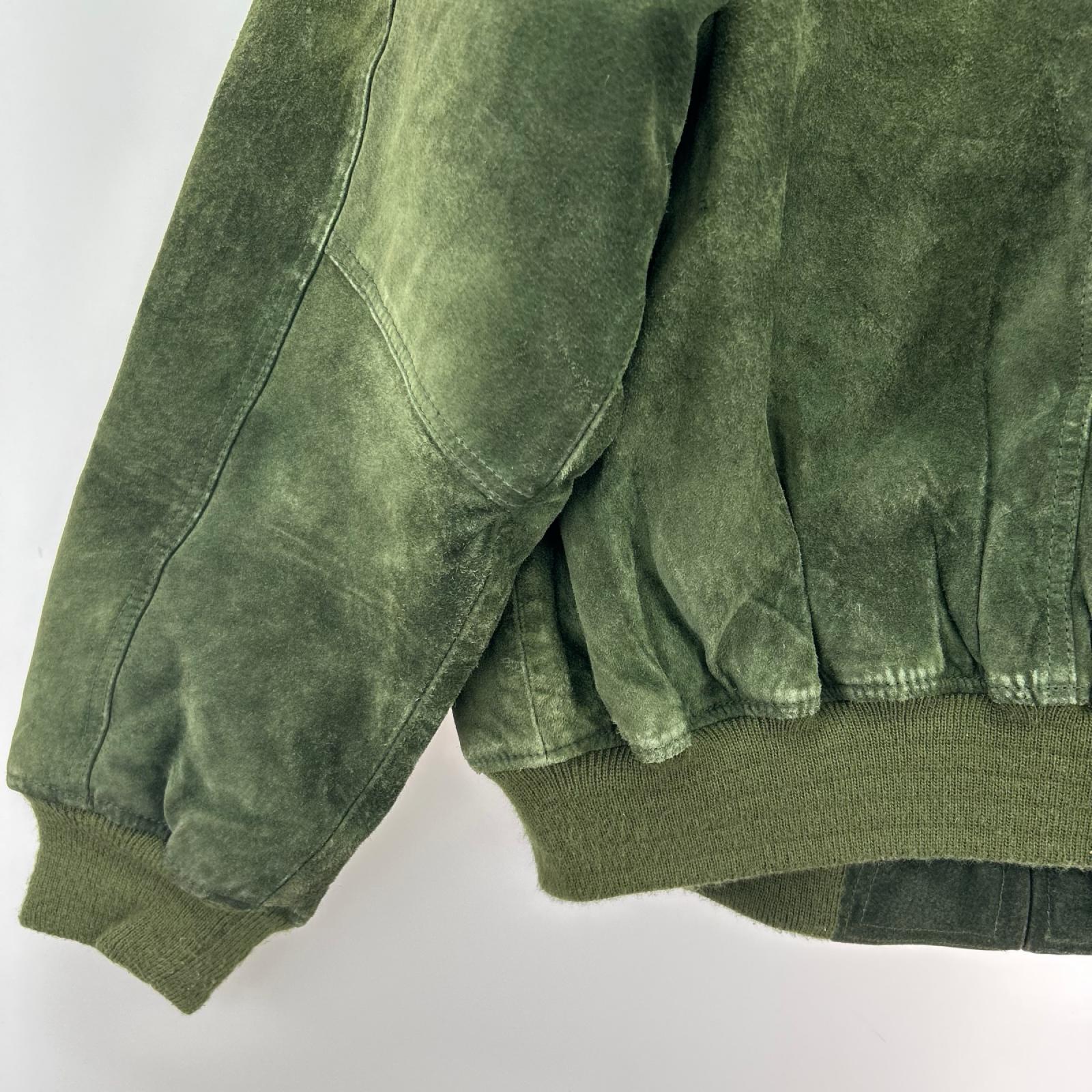 レザージャケット GENBONY Pig Skin GRN M M グリーン