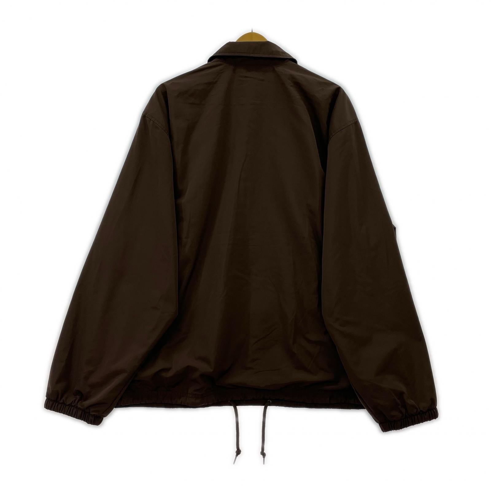ジャケット 26SS Spellout Coaches Jacket ブラウン L ブラウン