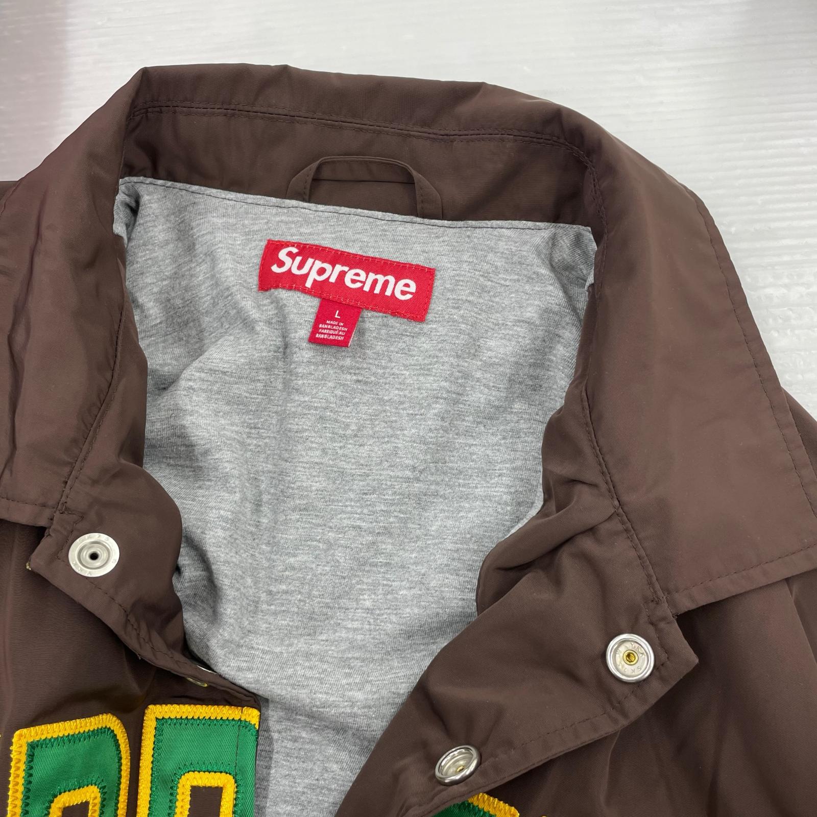 ジャケット 26SS Spellout Coaches Jacket ブラウン L ブラウン