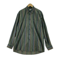 長袖シャツ HOMME ランダムストライプ (2)