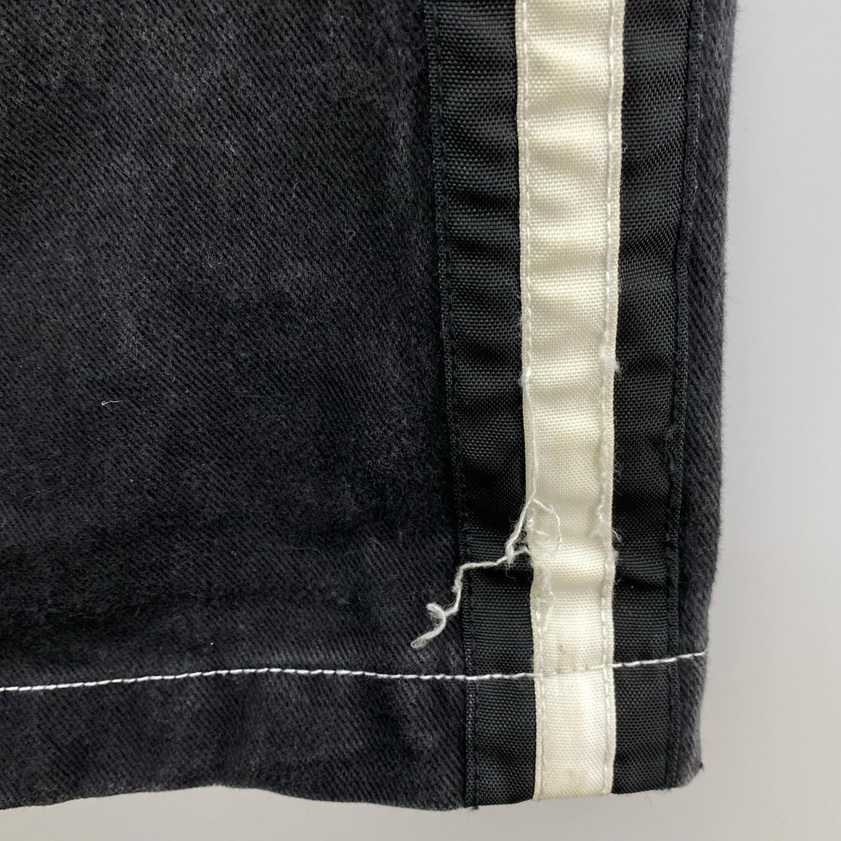 デニムパンツ KikWear USA製 ワイドバギー サイドライン 黒 () 36 ブラック