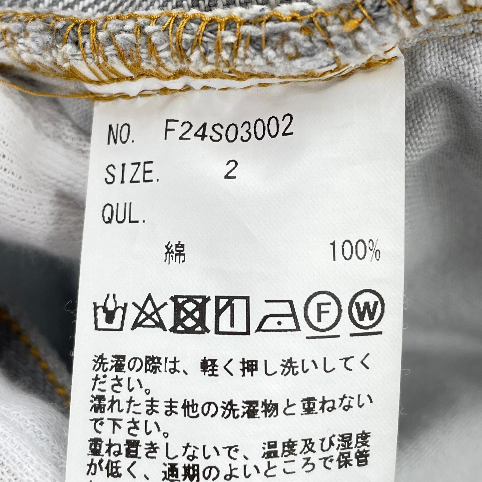 デニムパンツ FACCIES 12oz COWBOY DENIM PANTS (2) 2 グレー