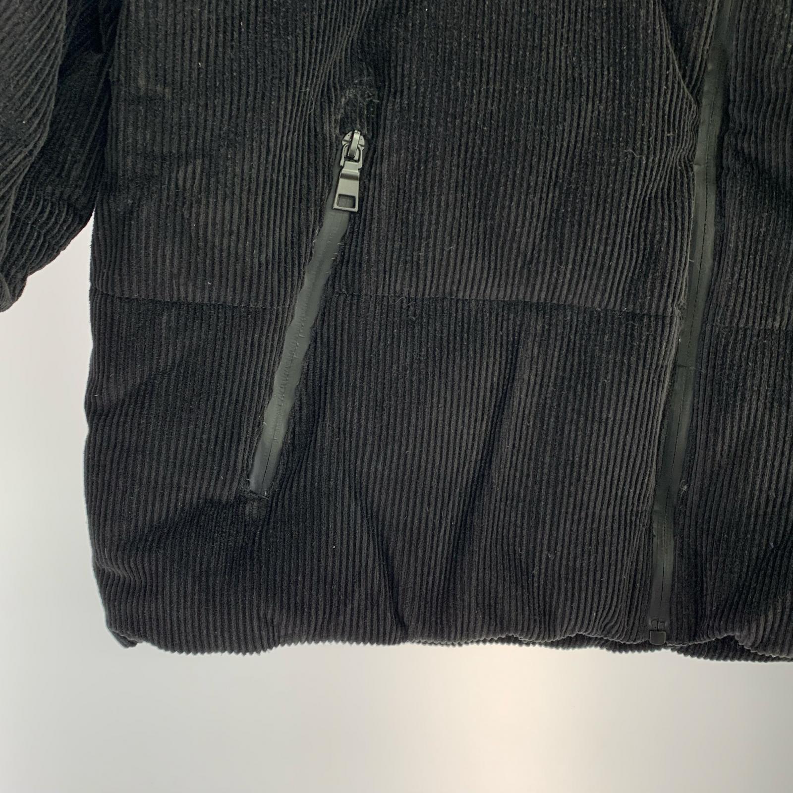 ダウンジャケット Corduroy Puffer Jacket L L ブラック