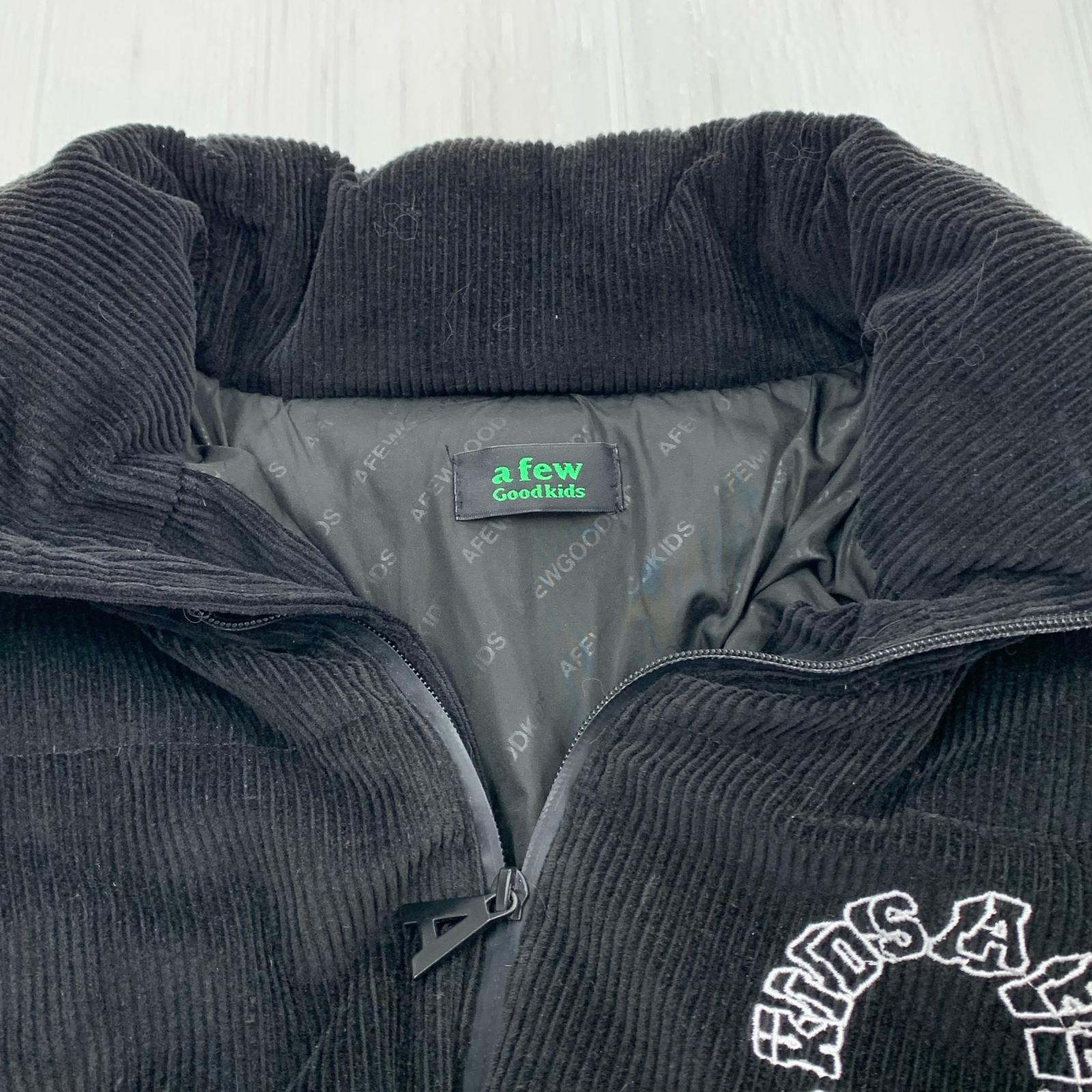 ダウンジャケット Corduroy Puffer Jacket L L ブラック