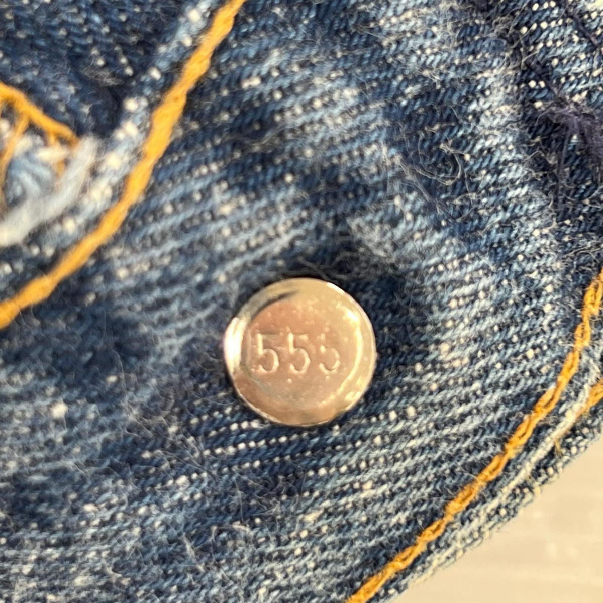 デニムパンツ Levi's 501 裏555 27 ネイビー
