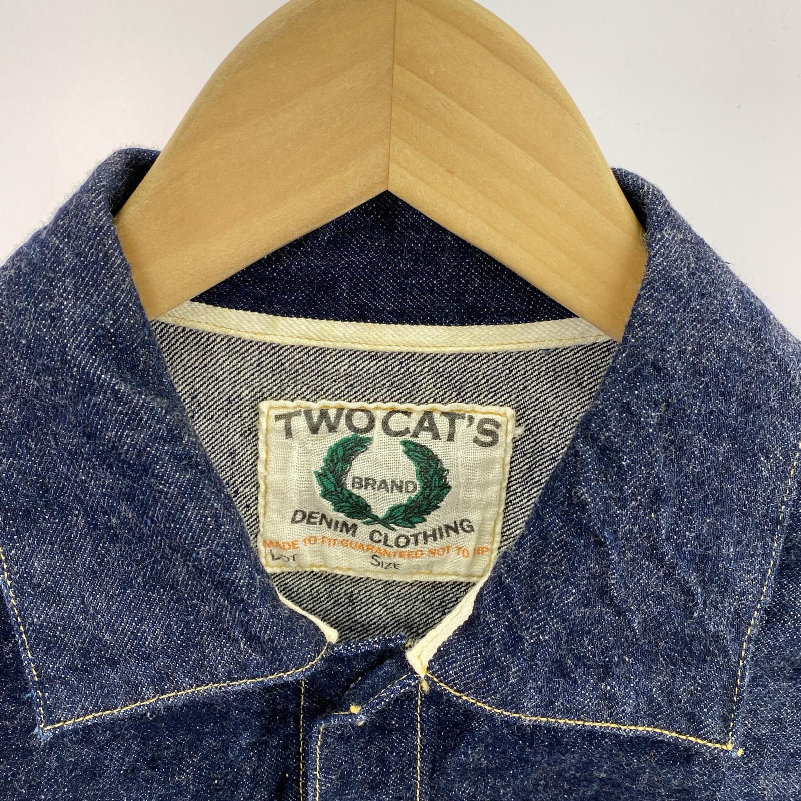 デニムジャケット TCB JEANS TWO CAT'S 1st デニムジャケット 34 ブルー