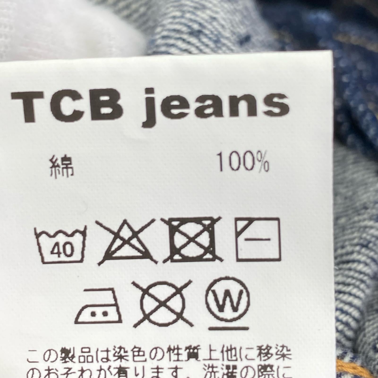 デニムジャケット TCB JEANS TWO CAT'S 1st デニムジャケット 34 ブルー