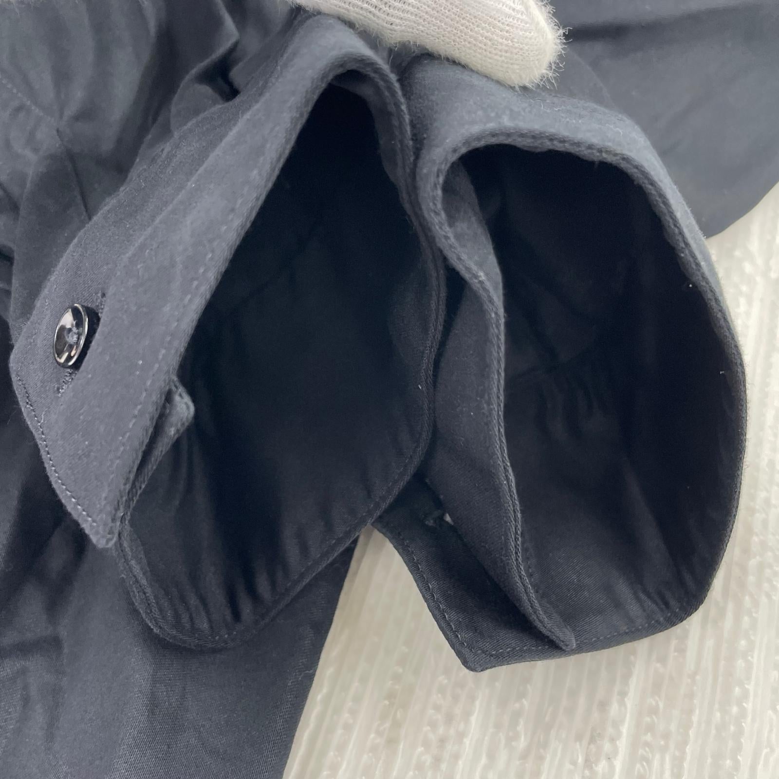 長袖シャツ T-MICHEL オーバーサイズシャツ (M) M ブラック