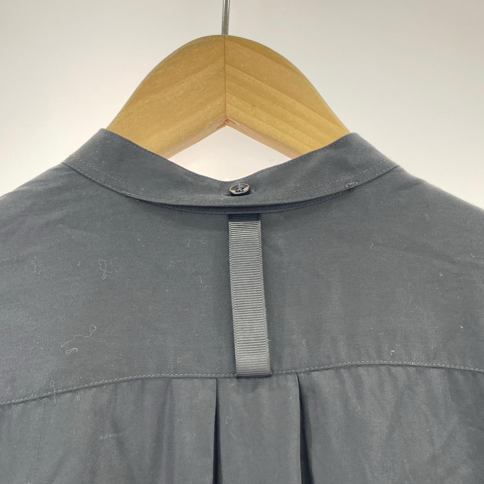 長袖シャツ T-MICHEL オーバーサイズシャツ (M) M ブラック