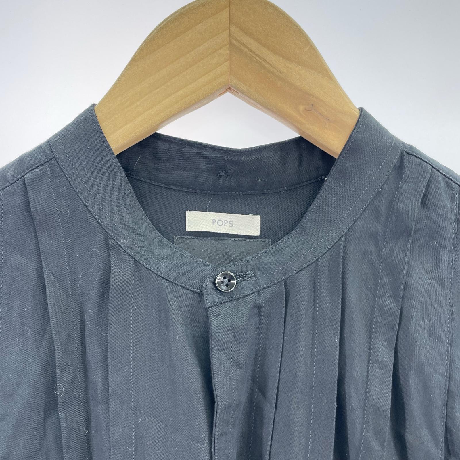 長袖シャツ T-MICHEL オーバーサイズシャツ (M) M ブラック