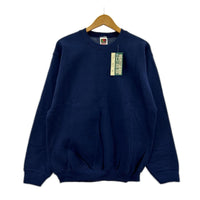 スウェット 90s メキシコ製 フルーツ HEAVY 紺 (M) M ネイビー
