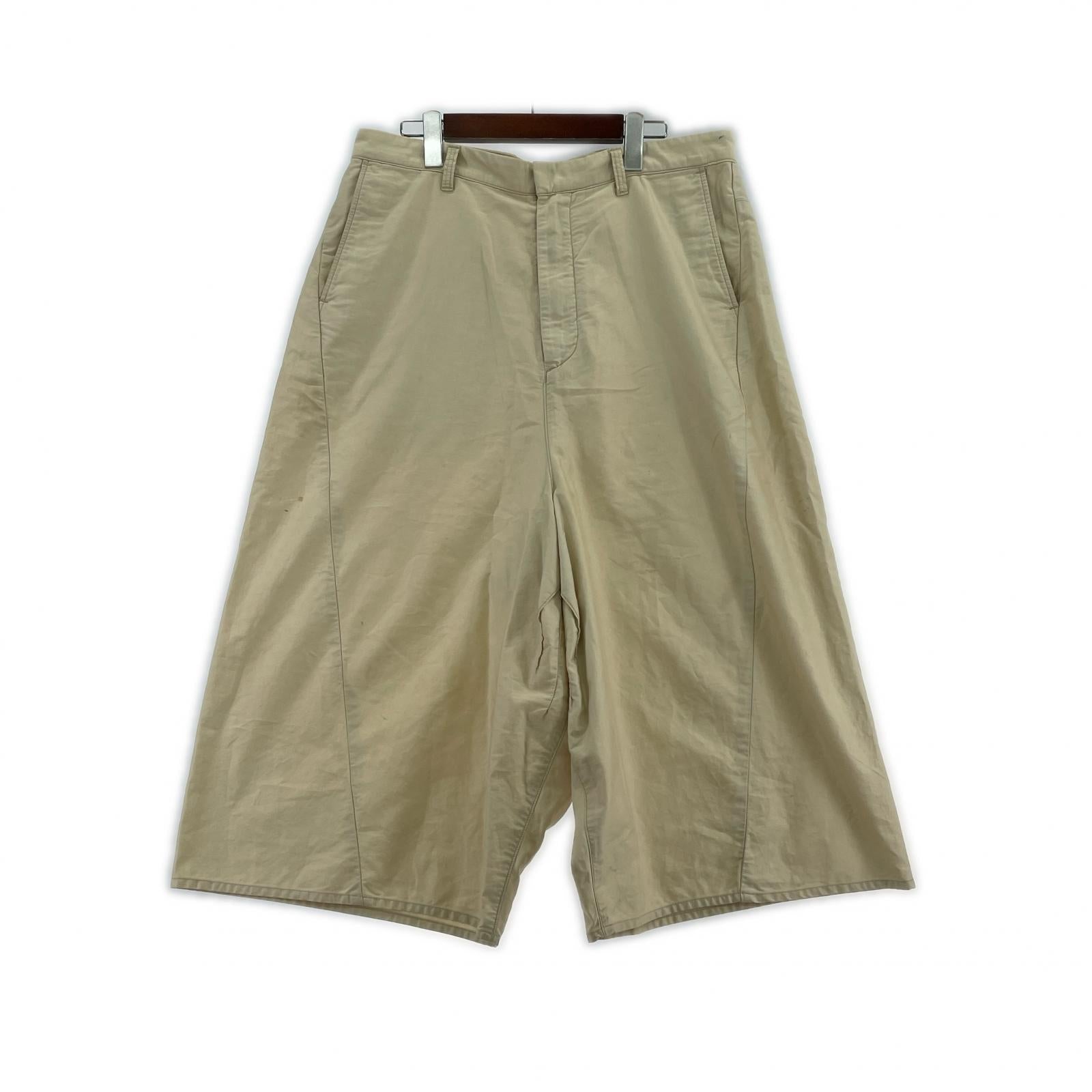パンツ NICENESS 25S SGINN クロップドワイドパンツ L ベージュ L ベージュ
