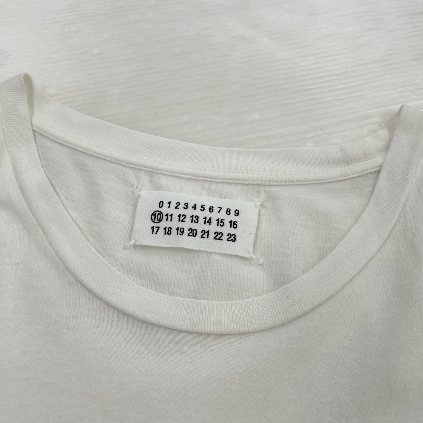 半袖Tシャツ MAISON MARTIN MARGIELA 11SS ここのえ期 サイドスナップボタンTee 50 ホワイト 50 ホワイト