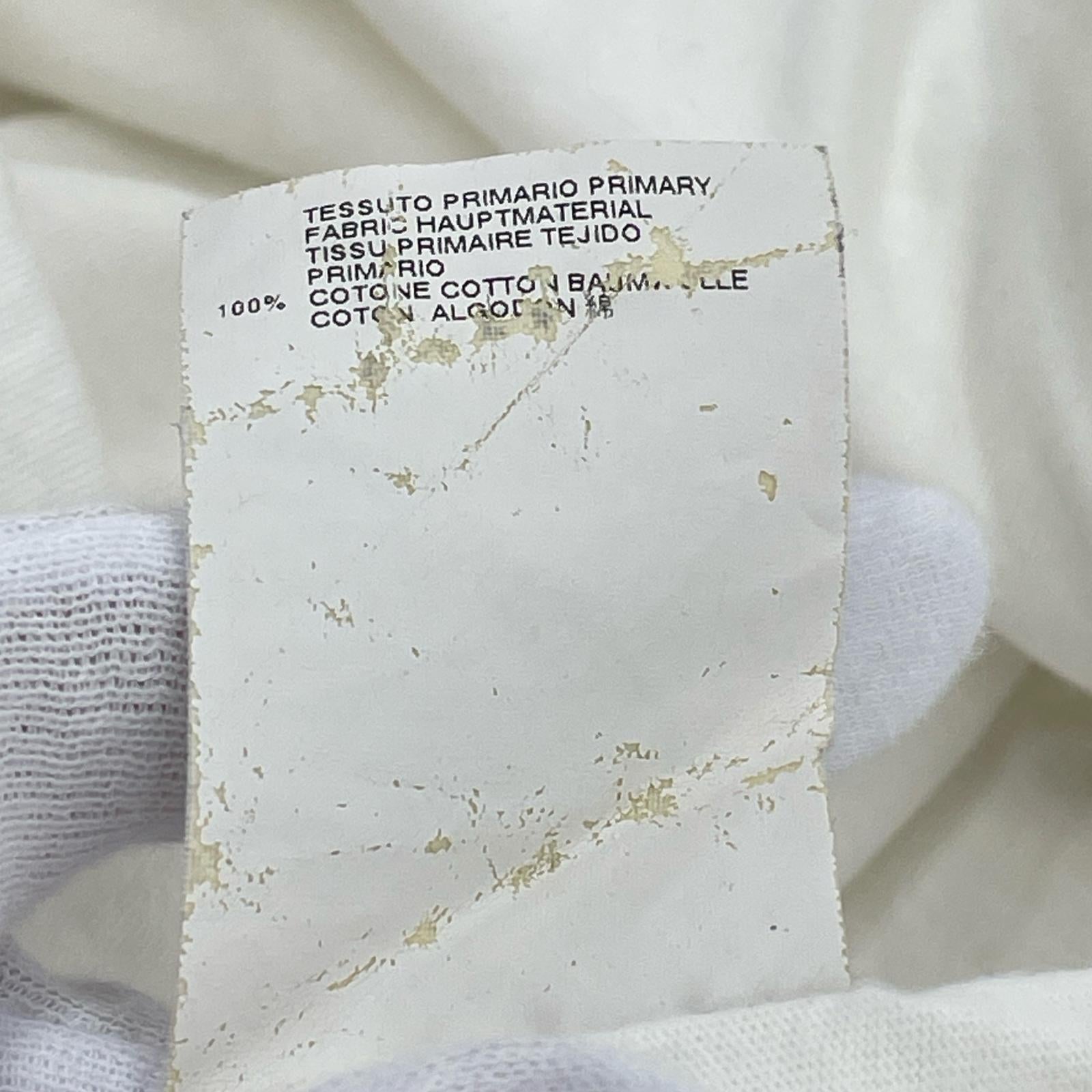 半袖Tシャツ MAISON MARTIN MARGIELA 11SS ここのえ期 サイドスナップボタンTee 50 ホワイト 50 ホワイト