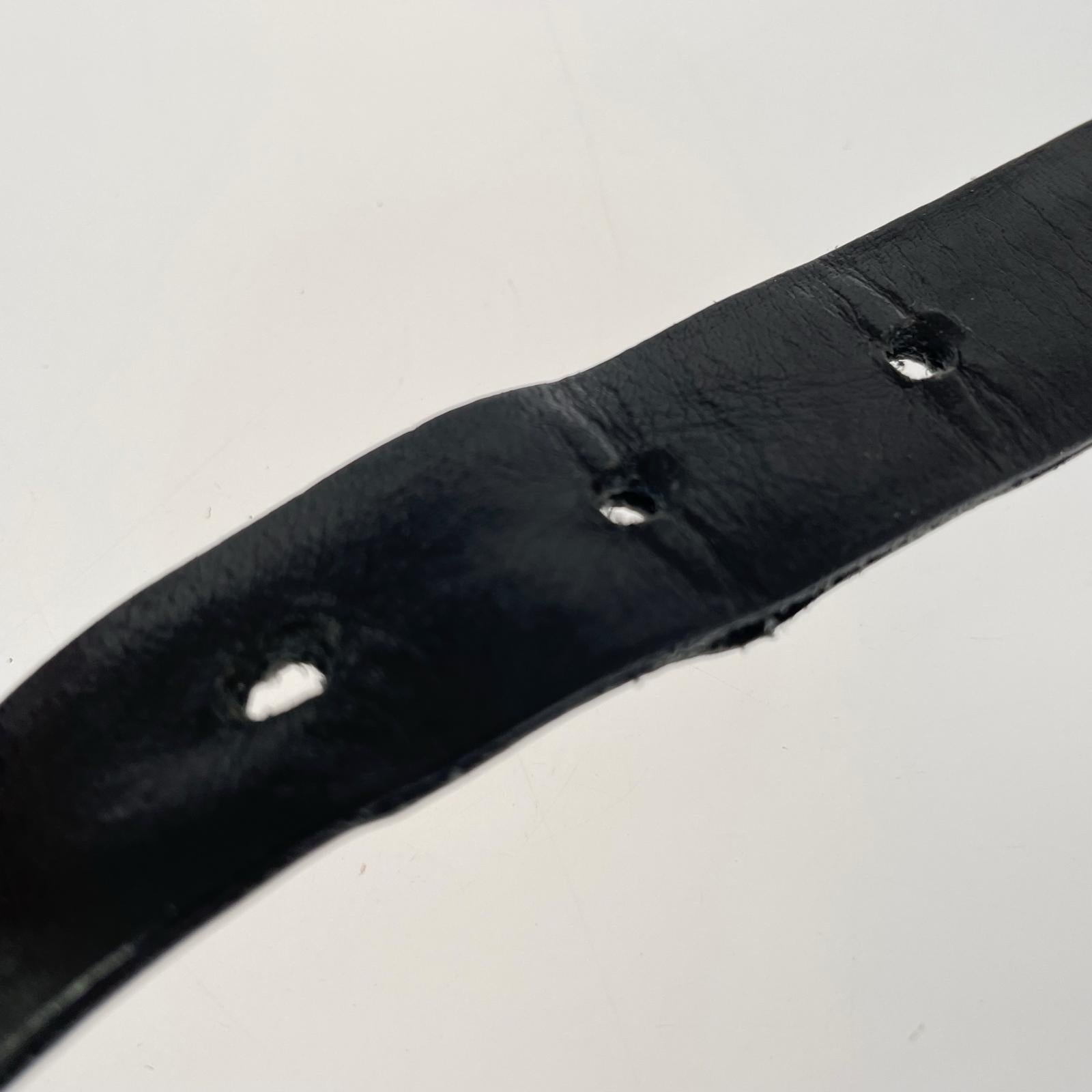 その他アクセサリー メタルバックルベルト ブラック