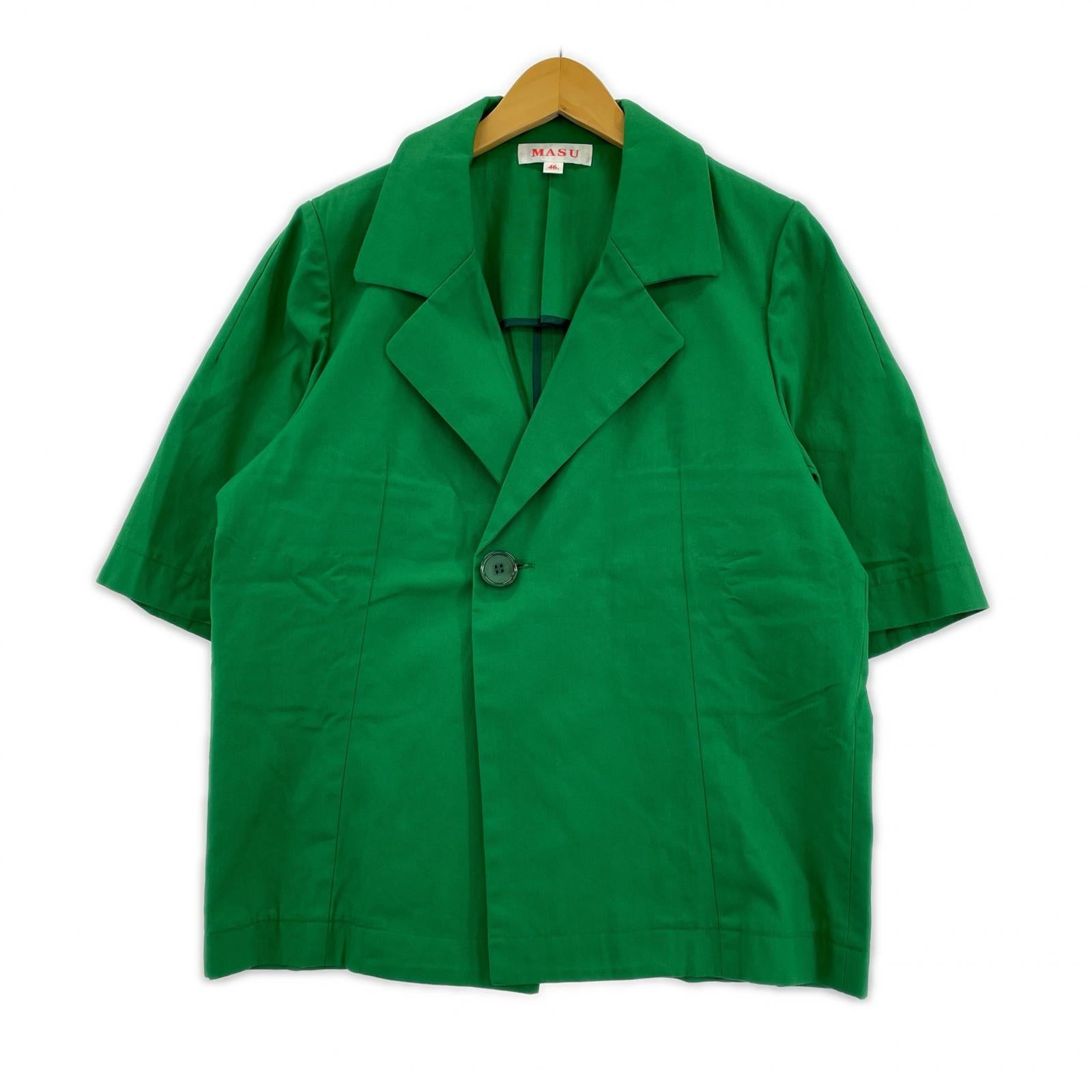 ジャケット HALF SLEEVE COTTON JACKET グリーン