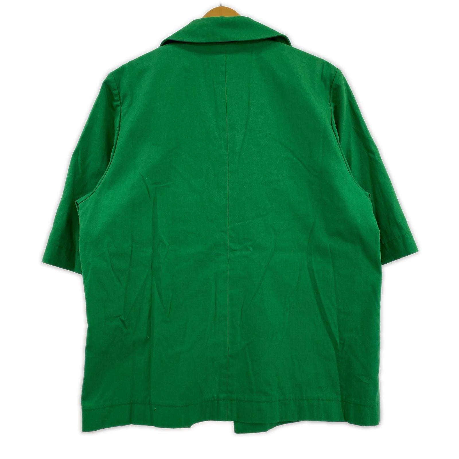 ジャケット HALF SLEEVE COTTON JACKET グリーン